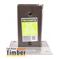 75mm Post Support Bolt Down - Epoxy Brown 75mm Post Support Bolt Down - Epoxy Brown