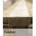 Brown Treated Fence Rail 75mm x 38mm 