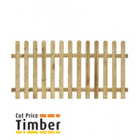 Round Top Palisade Fence Panels