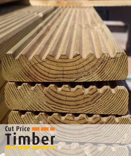 Redwood Decking 120mm x 28mm x 4.8m