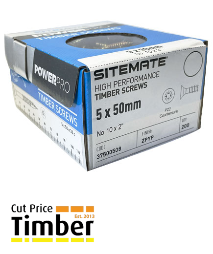 Sitemate Timber Screws 5mm 