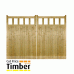 Quorn Wooden Driveway Garden Gates