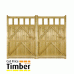 Quorn Wooden Driveway Garden Gates