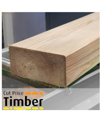 Planed Larch 200mm x 100mm x 2.4m